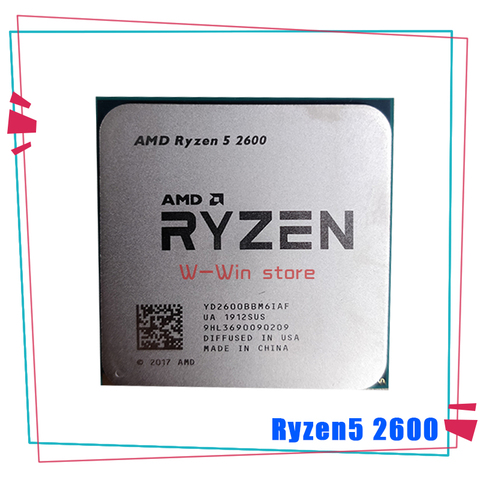 AMD Ryzen 5 2600 R5 2600 3.4 GHz Six-Core Twelve-Core 65W CPU Processor YD2600BBM6IAF Socket AM4 ► Photo 1/2