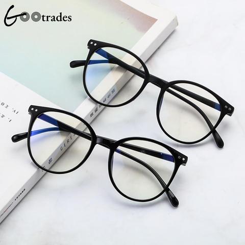 Gootrades Oversized Anti Blue Light Glasses Transparent Frame Lightweight Glasses For Office Computer Goggles Eyes Protection ► Photo 1/6