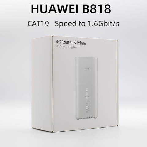 Unlocked new Huawei B818 4G Router 3 Prime LTE CAT19 Router 4G LTE huawei B818-263 PK B618s-22d B618s-65d B715s-23c ► Photo 1/6
