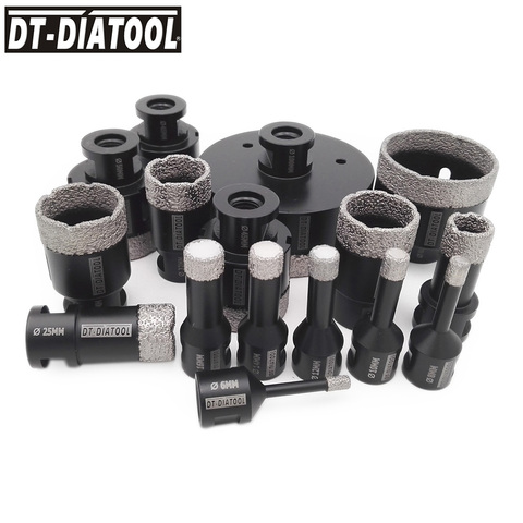 DT-DIATOOL 1pc Dry Diamond Drilling Core Cutter Bits for Ceramic Tile Hole Saw Professional quality drill bits Angle Grinder ► Photo 1/6