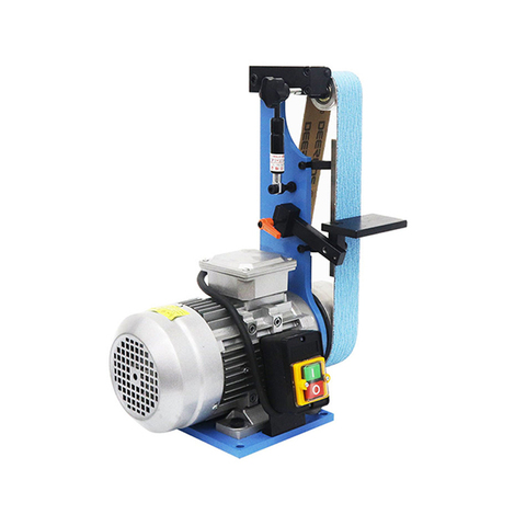 220V/380V Abrasive Belt Machine Vertical Sander Belt Grinder Polisher Woodworking Sanding Grinding Polishing Machine Sharpener ► Photo 1/6