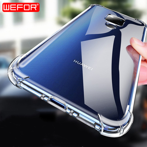 for Huawei Mate 20 Mate 20 X P30 P20 Pro Y7 Y9 Prime 2022 Case,Silicone Shockproof Transparent Protective for Huawei Nova 5 Case ► Photo 1/6