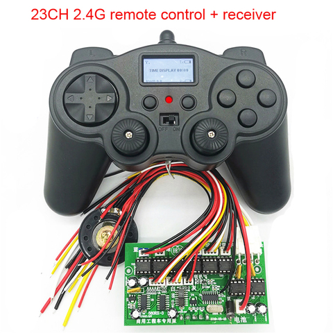 HS18-580 Model Toy Excavator 23CH 2.4G Remote Control 7.4V/12V Receiver Signal Booster With Proportional Speed Control Function ► Photo 1/6