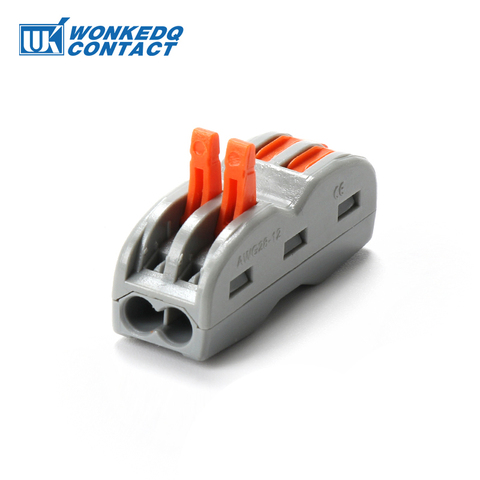 Wire Cable Connector Terminals 222 4 Pole Quick Push In Plastic Material PA66 Mini Fast  Universal Compact Connectors 10PCS ► Photo 1/6