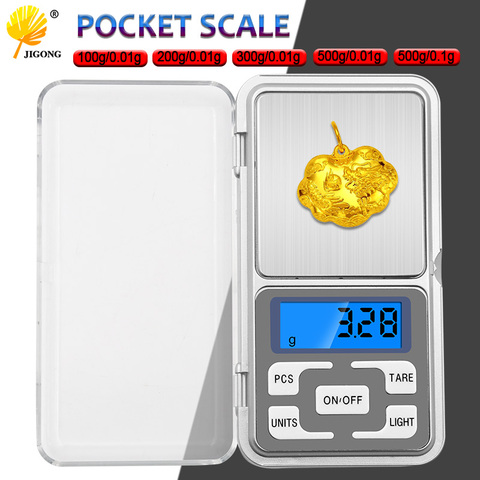 200g 300g 500g 0.01g 0.1g Mini Electronic Scales Pocket Digital Scale for Gold Sterling Silver Jewelry Balance Gram ► Photo 1/6