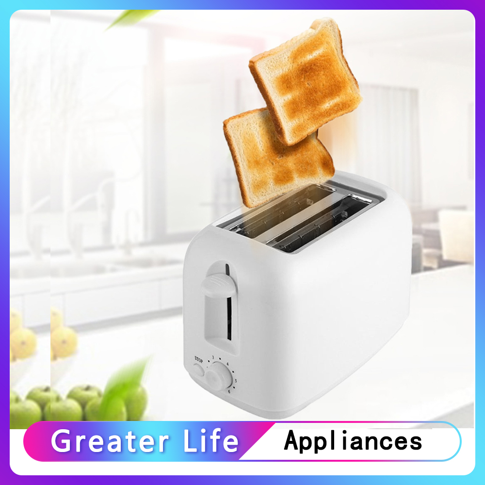 2 Slices Automatic Fast Heating Bread Toaster 750W Stainless Steel Electric  Toaster Breakfast Machine for Sandwich Toast - AliExpress