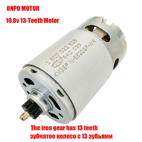 Maintenance of ONPO 13Teeth KV3SFN-8520SF-WR 1607022628 motor for Replace Bosch GSR10.8-2-LI electric drill motor ► Photo 1/6