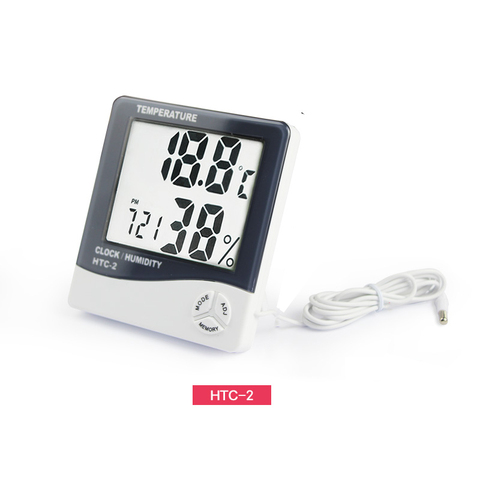 Weather Station HTC-1 HTC-2 electronic thermometer hygrometer digital LCD large screen Temperature Humidity test Alarm Clock ► Photo 1/1
