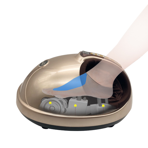 220V Electric Antistress 3D Shiatsu Kneading Air Pressure Foot Massager Infrared Foot Care Machine Heating & Therapy EU plug ► Photo 1/3