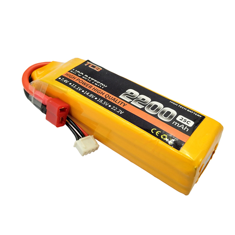 TCB RC Toys LiPo Battery 11.1V 2200mAh 25C 3S Batteries For Trex-450 Fixed-wing RC Helicopter Car Boat Quadcopter Drone 3S AKKU ► Photo 1/6