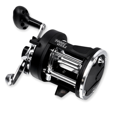 2022 New Fishing Reels TSSD 3000L-4000L Trolling Drum Fishing Reel Saltwater Right Hand Black Sea Fish Reel pesca fishing tackle ► Photo 1/6