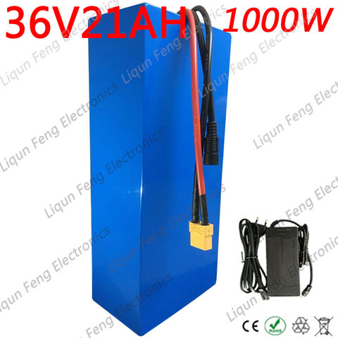 36V lithium Battery 36V 500W 1000W Electric Scooter Battery Pack 36V 10AH 13AH 16AH 18AH 21AH Electric Bike Battery With Charger ► Photo 1/6