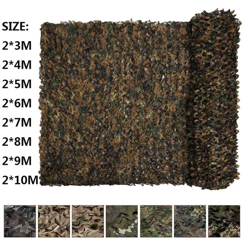 Outdoor Single Layer Tent Shade Camouflage Nets for Hunting Camo Netting Army Military Outdoor Shooting Blind Concealment Mesh ► Photo 1/6