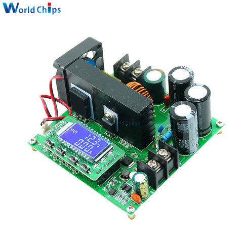 900W 15A Voltage Boost Module LCD Display Digital Control CC CV Step Up Power Supply DC8-60V to 10-120V Current Voltage Constant ► Photo 1/6