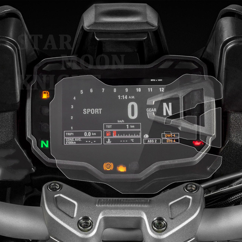 For DUCATI Multistrada 950 1200 1200S 1260 S 2015 - 2022 Motorcycle Scratch Cluster Screen Dashboard Protection Instrument Film ► Photo 1/6