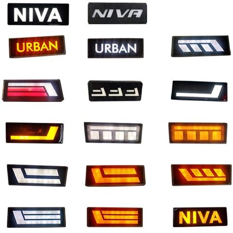 For Lada Niva 1995- LED Side Maker Lights Amber White Front Fender Flares Turn Signal Lamps For Lada Niva Urban 4x4 BRONTO ► Photo 1/6