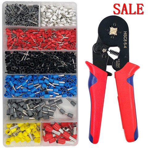 BIG SALE!!!European-style tubular pliers multi-function crimping tool terminal insulation crimping pliers hand tool ► Photo 1/6