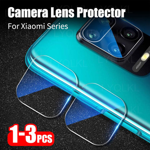 1-3Pcs Camera Lens Protective Tempered Glass for Xiaomi Mi Redmi Note 8 8T 9 9S 10 10T Pro Lite Poco F1 F2 X3 NFC Protector Film ► Photo 1/6