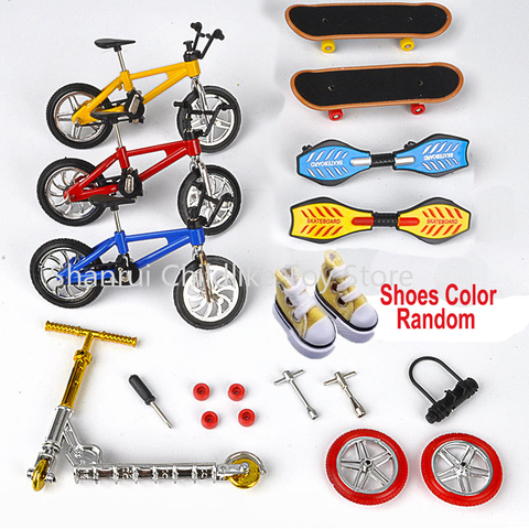 Hot Sale Mini Scooter Two Wheel Scooter Children's Educational toys metal mini finger bikebicycle model toys for boys ► Photo 1/6