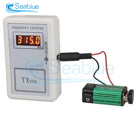 Handheld Remote Control Wireless Frequency Meter Counter tester 250-450MHZ for Car Auto Remote Cymometer Detector Power Cable ► Photo 1/6