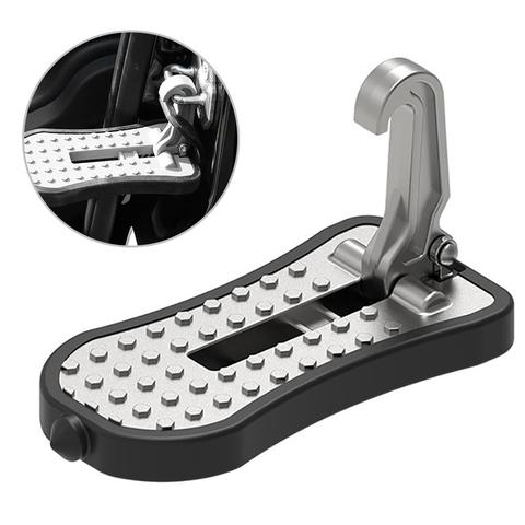Universal Folding Car Door Step Latch Hook Step Mini Auxiliary Foot Pedal Aluminium Alloy Safety Hammer For Jeep Car Accessories ► Photo 1/6