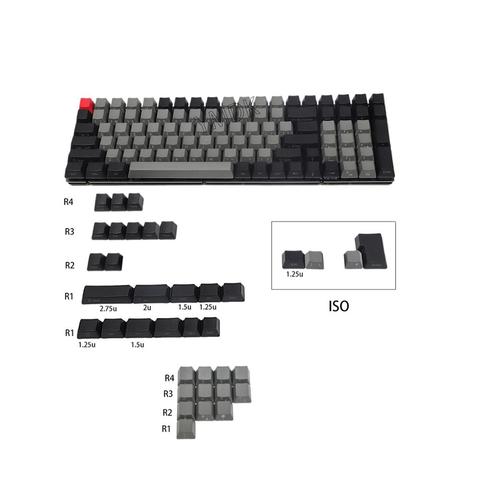 Dolch Laser Eteched UK Italian German Spain ISO Russian OEM Profile Thick PBT Keycap For MX Mechanical Keyboard YMD96 104 87 61 ► Photo 1/5