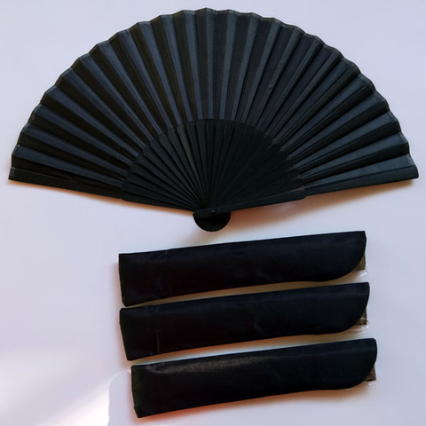Chinese Style Black Vintage Hand Fan Folding Fans Dance Wedding Party Favor  Chinese Dance Party Folding Fans ► Photo 1/6