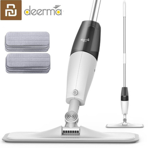 Original Deerma Water Spraying Sweeper Floor Cleaner Carbon Fiber Dust Mops 360 Rotating Rod Tank Waxing Mop for xiaomi mijia ► Photo 1/6