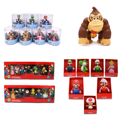 Super Mario Action Figure Dolls, Action Figures Mario Bowser