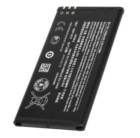 1x 2500mAh BV-T5C BVT5C Replacement Battery For Nokia Microsoft Lumia 640 Lumia640 RM 1113 1073 Dual 1077 Batteries ► Photo 1/2