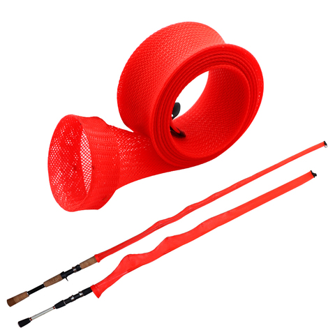 JK New High-Quality Fishing Rod Cover Elastic Tangled Fishing Rod Socks High Elasticity Retractable Protective Cover ► Photo 1/6