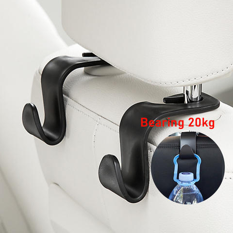 Car Seat Back Hook Universal Portable Car Accessories Interior Hanger Holder Storage for Car Bag Purse Cloth Decoration Dropship ► Photo 1/6