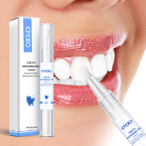 EFERO Teeth Whitening Pen Cleaning Serum Remove Plaque Stains Dental Tools Whiten Teeth Oral Hygiene Tooth Whitening Pen 1Pcs ► Photo 1/6