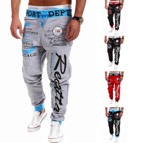 Autumn Winter Running Pants Men Loose Joggers Dance Basketball Sweatpants Gym Training Jogging Pants Mens Sport Trousers Letter ► Photo 1/6