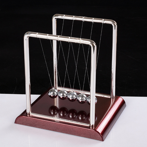 Newton's Cradle Physics Science Pendulum Educational Juguetes Kids Toys Children Metal Balance Ball Antistress Games Toy Desk ► Photo 1/6