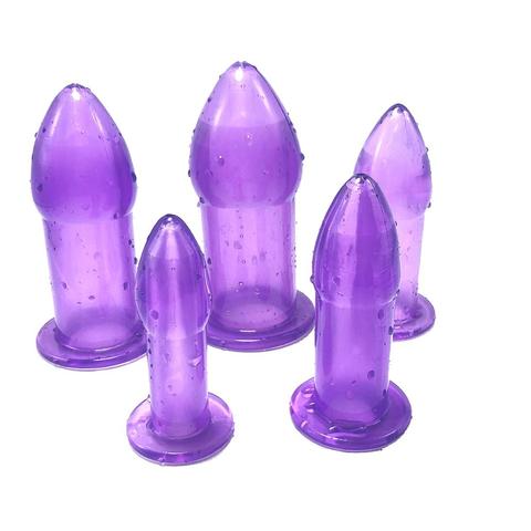 5 Sizes Hollow Anal Plug Anal Dilator Speculum Prostate Massager Huge Butt Plug Sex Toys For Woman Men Anus Dilator Sex Products ► Photo 1/6