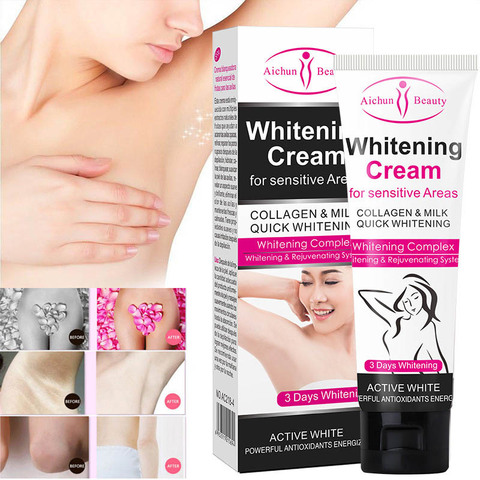 3Days Armpit Whitening Cream Skin Lightening Bleaching Cream For Underarm Dark Skin Legs Knees Whitening Intimate Body Lotion ► Photo 1/6