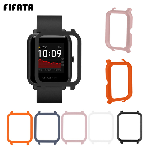 FIFATA Protective Case For Huami Amazfit Bip S Watch Cover PC Plastic Shell Bumper For Huami Amazfit Bip Lite 1S Protector Frame ► Photo 1/6
