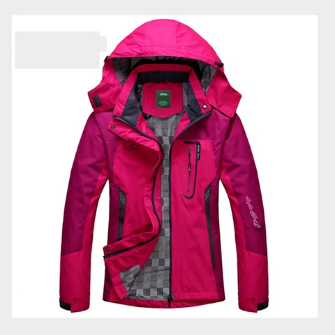 Men Women Spring Autumn Outdoor Hiking Jackets Waterproof Windbreaker Climbing Camping Trekking Rain Coat ► Photo 1/6