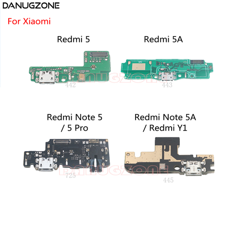 USB Charging Dock Jack Plug Socket Port Connector Charge Board Flex Cable For Xiaomi Redmi NOTE 5 Pro 5A / Redmi 5A 5 ► Photo 1/5