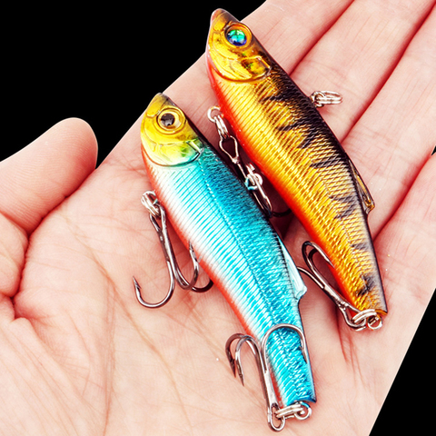 1 Pc Minnow Fishing Lure Rattling And VIB For Winter Artificial Bait 7cm 18g/35g Diving Swivel Sea Fishing Tackle Wobblers ► Photo 1/6