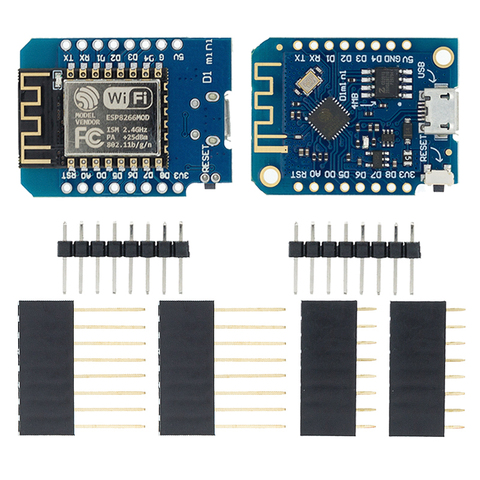 ESP8266 ESP-12 ESP-12F CH340G CH340 V2 USB WeMos D1 Mini WIFI Development Board D1 Mini NodeMCU Lua IOT Board 3.3V With Pins ► Photo 1/6