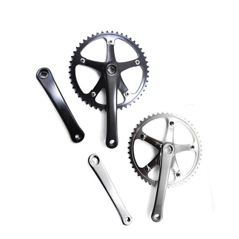 Fixed Gear crankset 49T Integrated crankset 144 BCD CNC crank disc Chain Wheel tooth plate Single speed Aluminum alloy crankset ► Photo 1/6