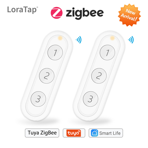 Tuya Smart Life ZigBee 3.0 3 Gangs Remote Tuya Zigbee Hub Required No limit to Control Home Device Smart Home Wireless Switch ► Photo 1/6