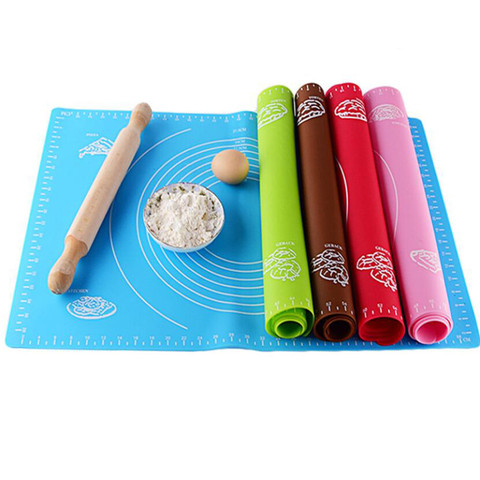 Silicone Baking Mat Thickening Flour Rolling Scale Mat Kneading Dough Pad Baking Pastry Rolling Mat Bakeware Liners 30X40CM ► Photo 1/6