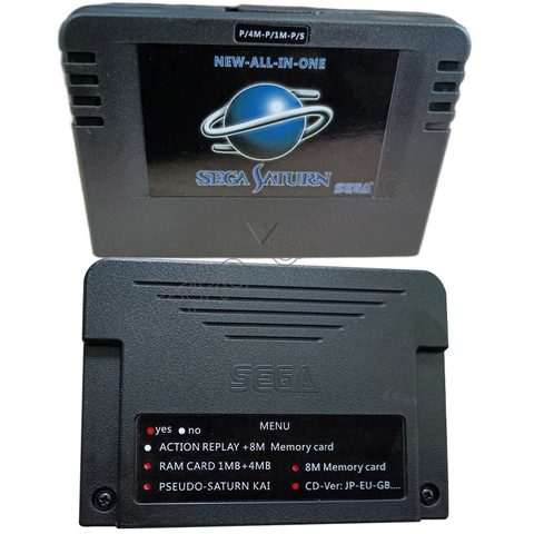 Original NEW-ALL-IN-1 SEGA SATURN Pseudo KAI Games Used Card with Direct reading 4M Accelerator function 8MB memory ► Photo 1/5