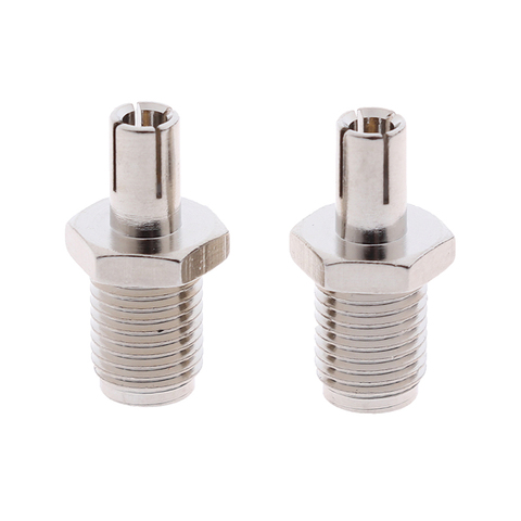 2pcs RF Coaxial Adapter SMA To TS9 Coax Jack Connector SMA Female Jack To TS9 Male Plug Silver ► Photo 1/6