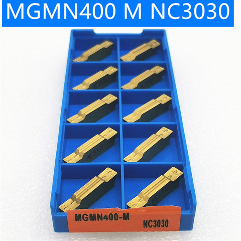 10pcs Slotting tool MGMN150 MGMN200 MGMN300 MGMN400 NC3020 NC3030 PC9030 slotting and cutting carbide metal lathe ► Photo 1/5