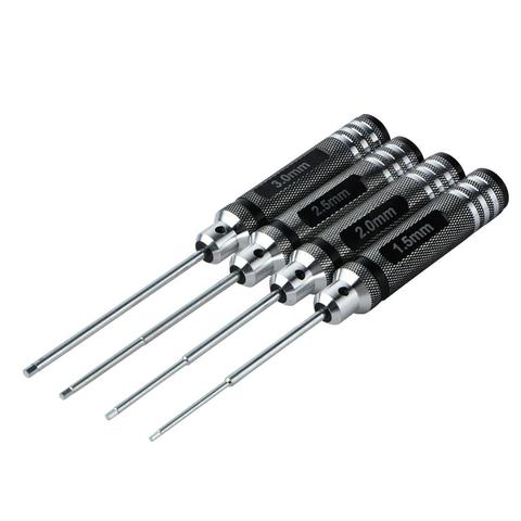 4 pcs 1.5 2.0 2.5 3.0mm Hex Screwdriver Color Titanium Alloy Steel Hexagon Screwdriver Set Allen Driver For RC Helicopter Car ► Photo 1/3