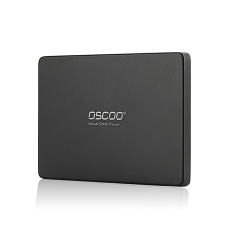 New Oscoo SSD 120GB 240GB 480GB 2.5Inch SATAIII Black Metal Case 3D NAND Flash Internal Solid State Hard Drive Disk ► Photo 1/6